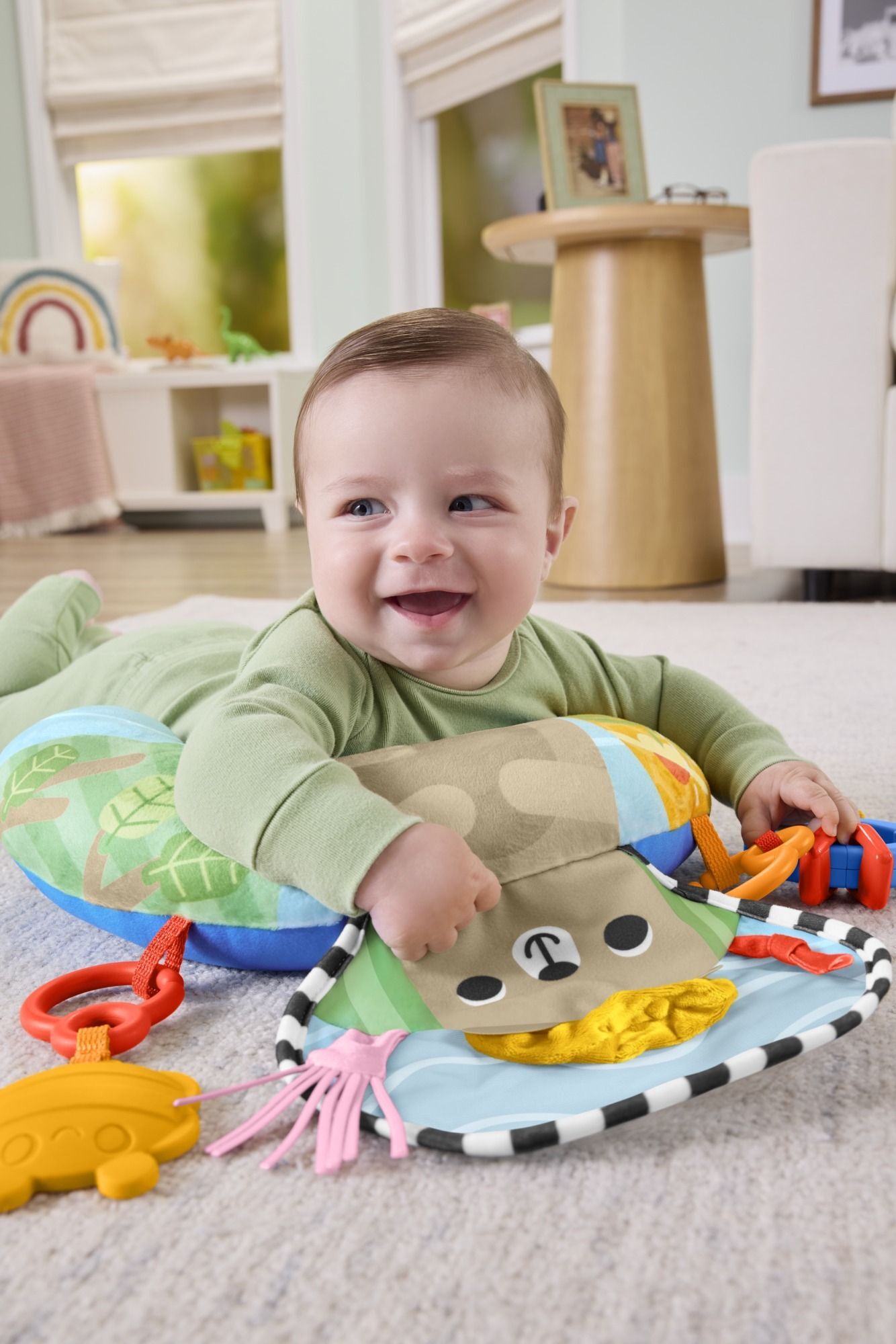 Подушка для игры на животике Fisher-Price Кроткий мишка (JHB44) фото 6