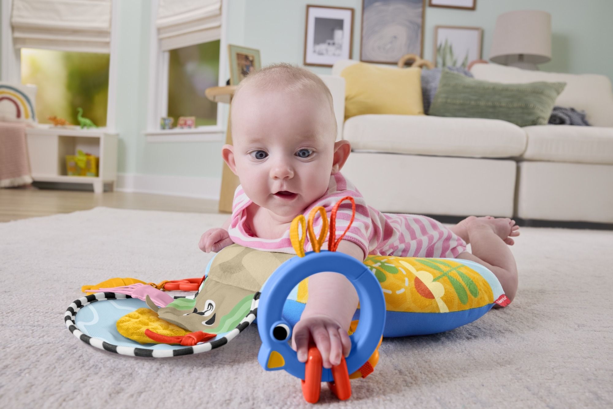 Подушка для игры на животике Fisher-Price Кроткий мишка (JHB44) фото 7