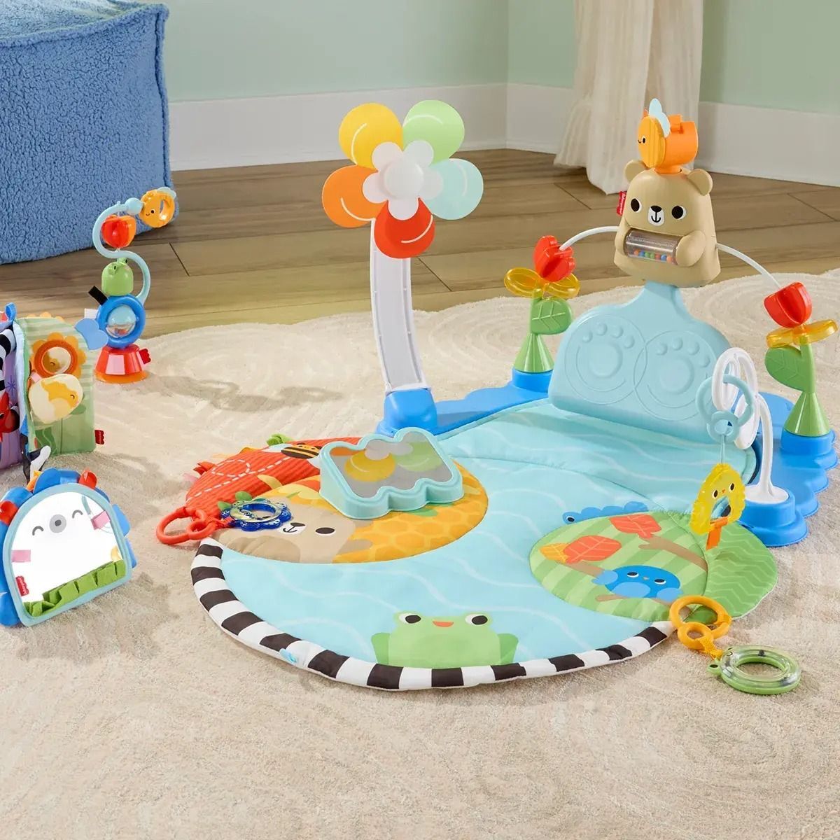 Портативне дзеркальце Fisher-Price 2-в-1 для малюка (JHB45)фото