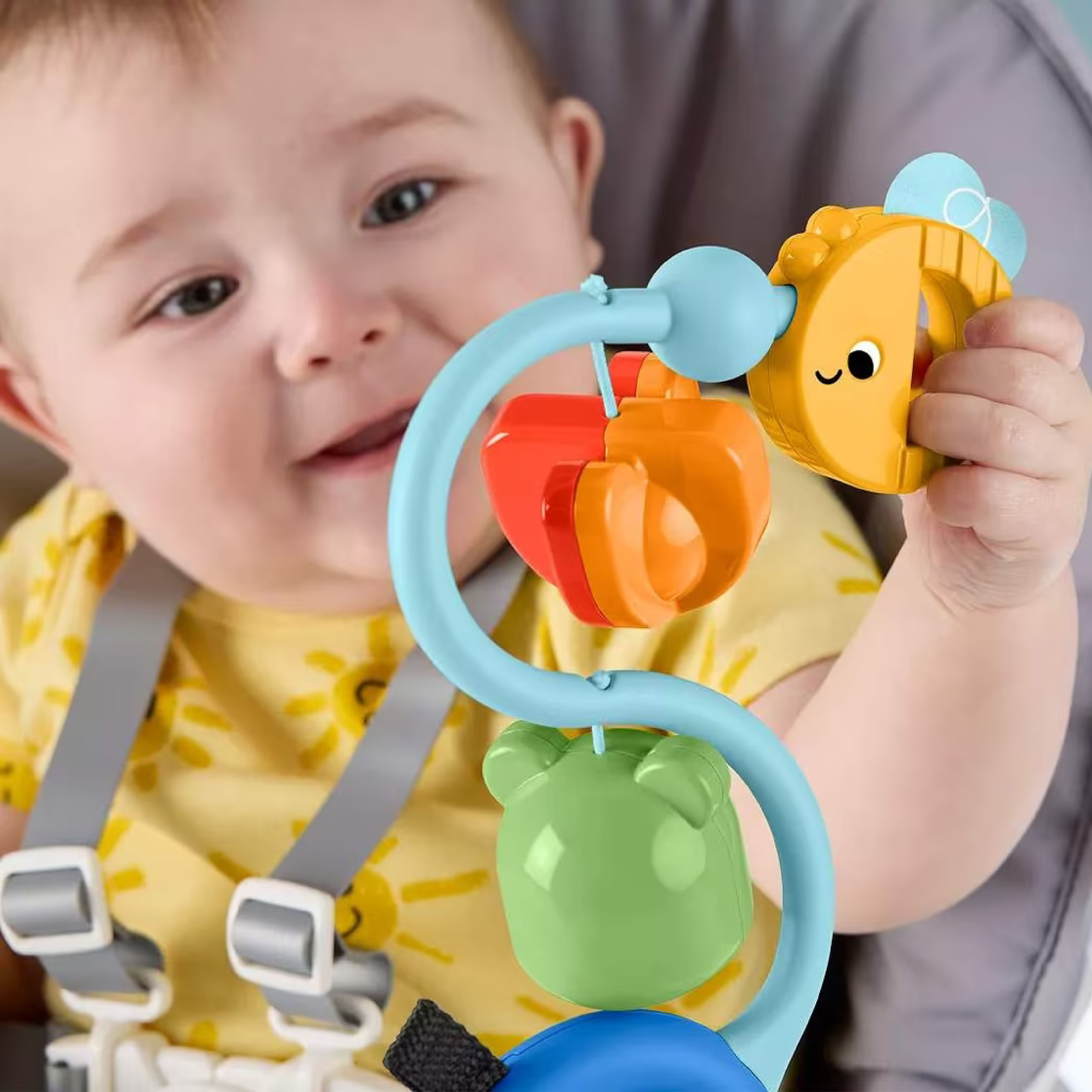Іграшка на присосці Fisher-Price Жабка й бджілка (JHB46) фото5