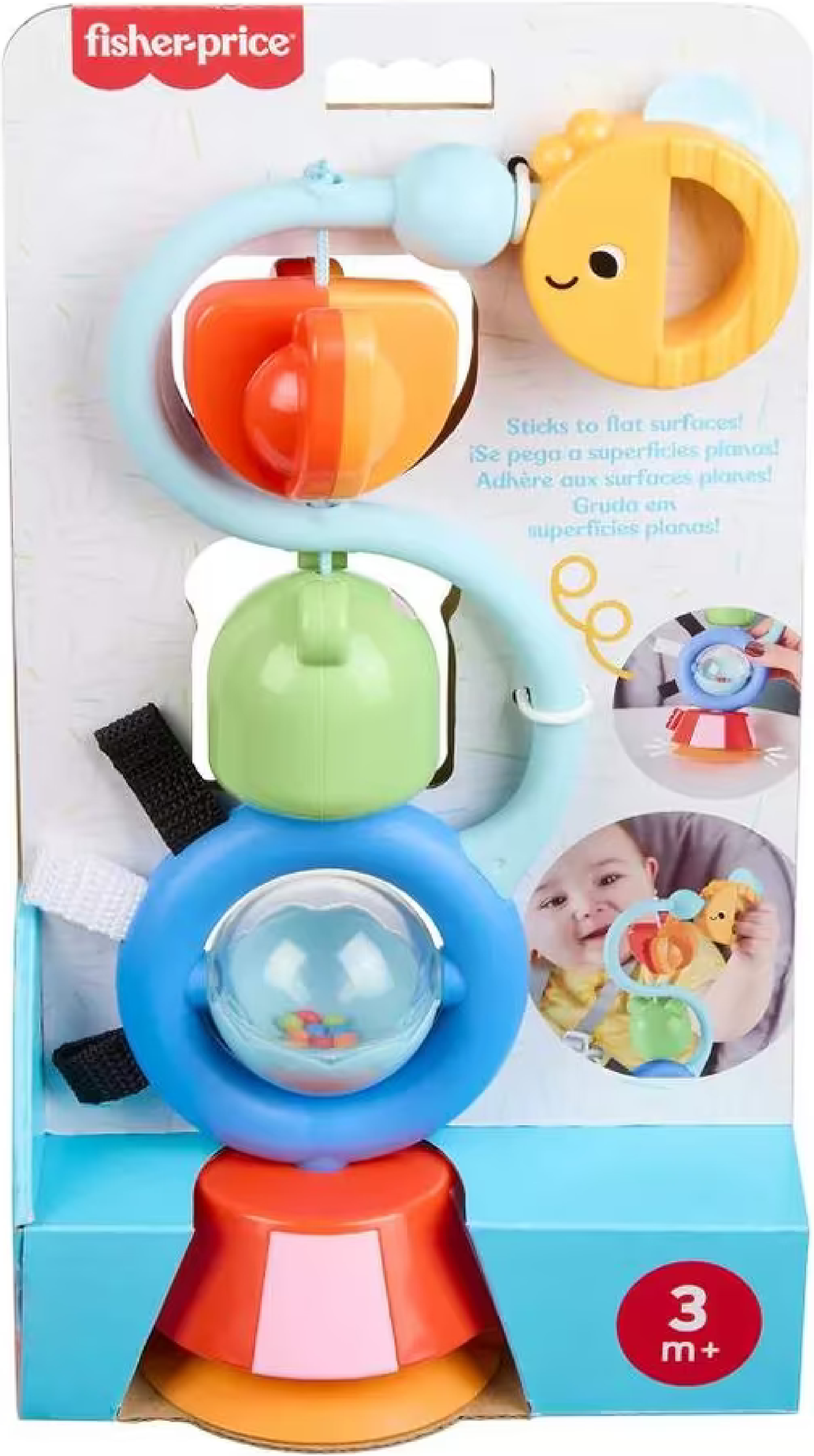 Іграшка на присосці Fisher-Price Жабка й бджілка (JHB46) фото6