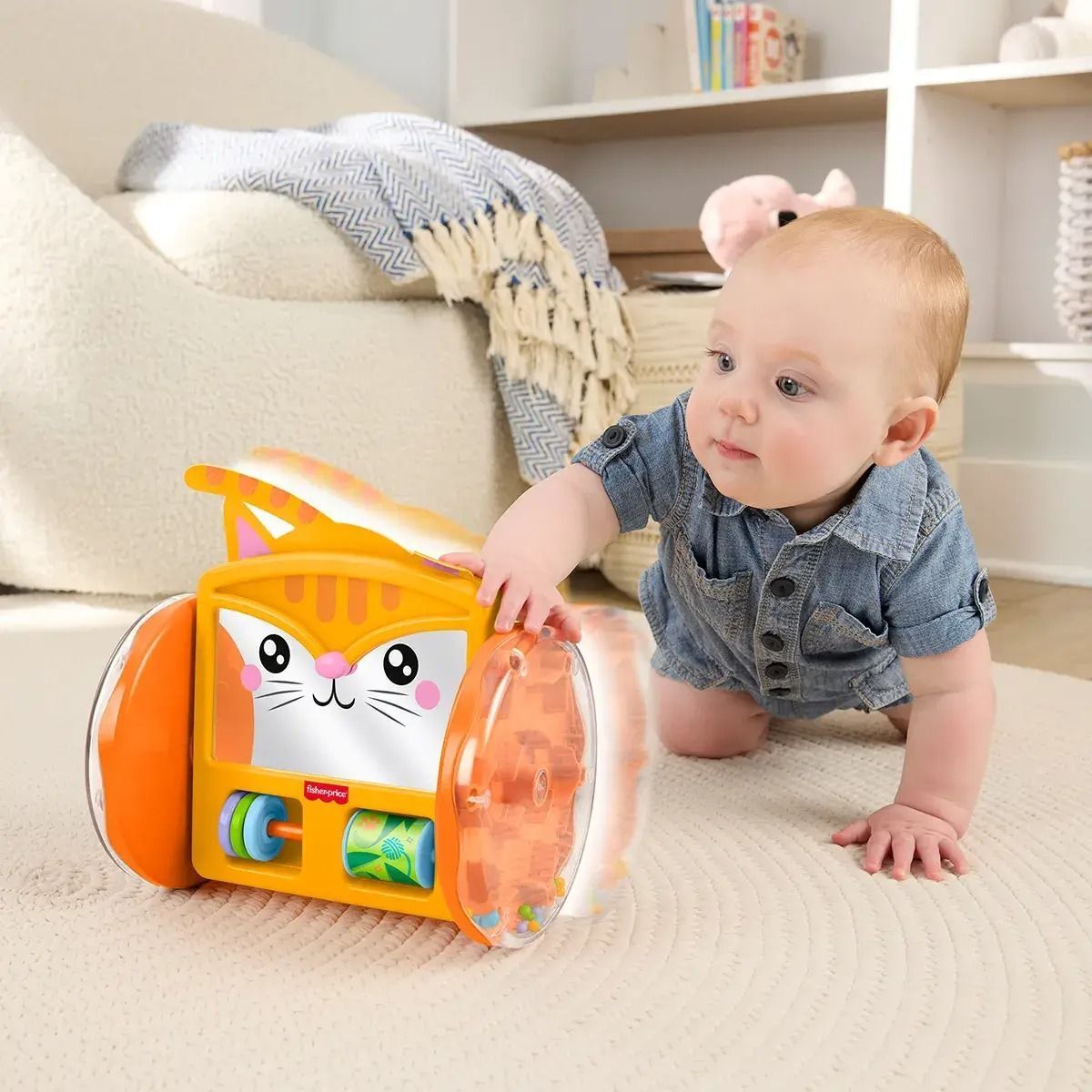 Іграшка-каталка Fisher-Price Активне кошеня (JLF98)фото