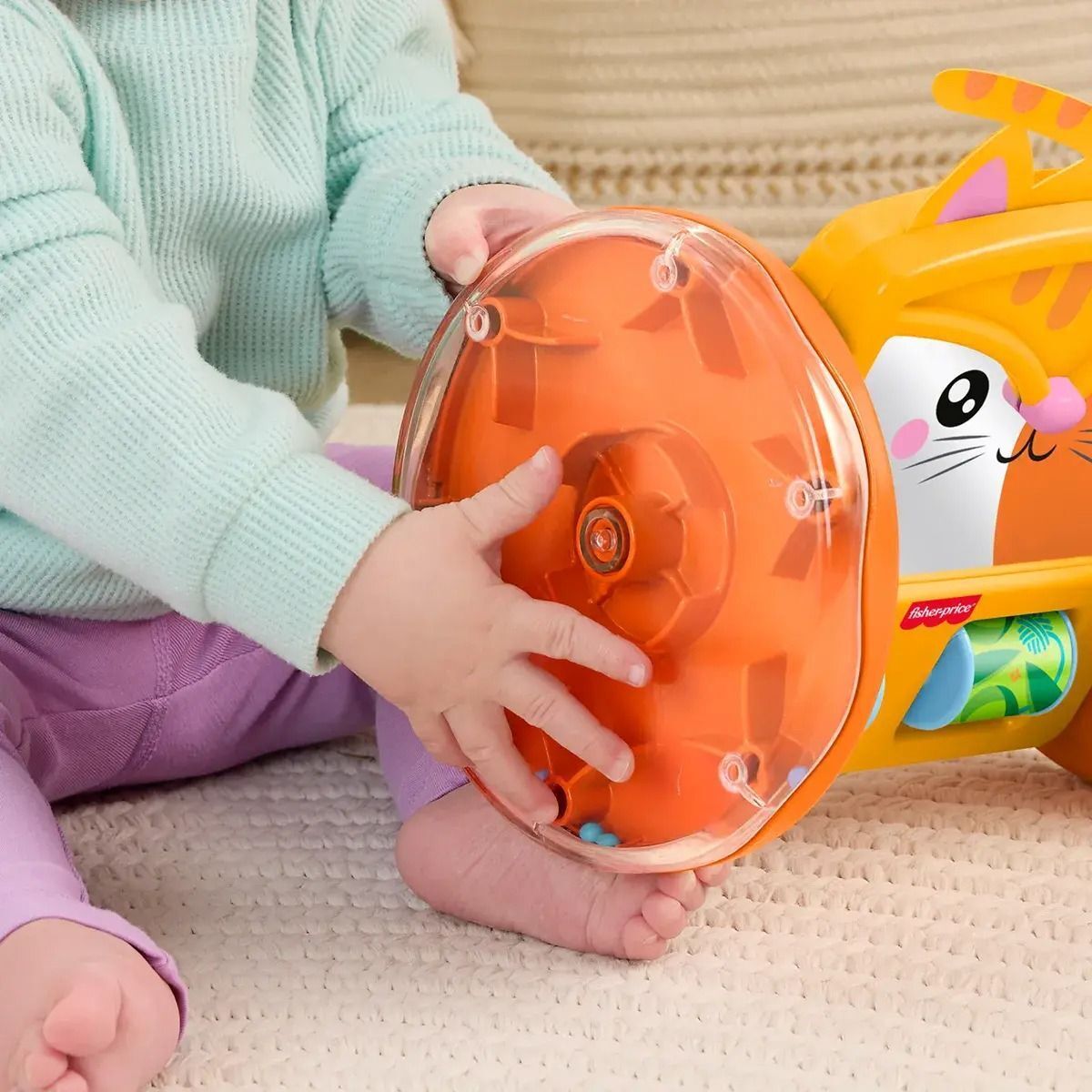 Іграшка-каталка Fisher-Price Активне кошеня (JLF98)фото