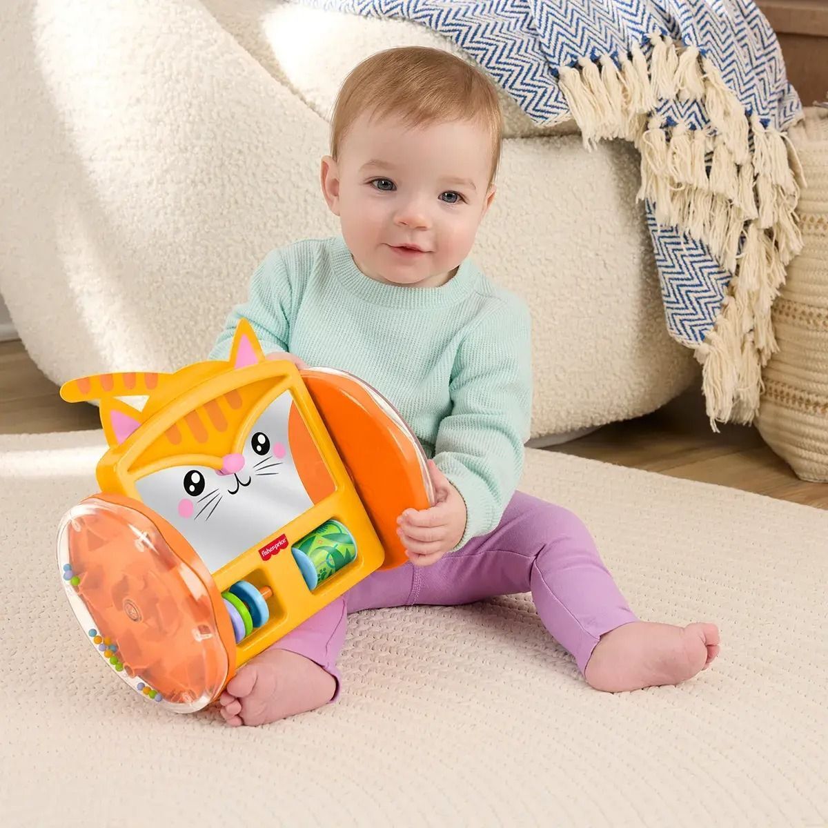 Іграшка-каталка Fisher-Price Активне кошеня (JLF98)фото