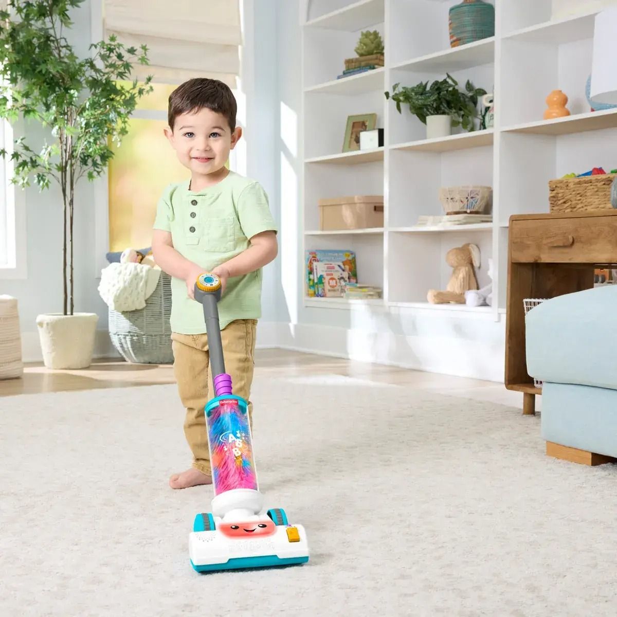 Пылесос Fisher-Price Веселая уборка 2-в-1 (укр.) (JMM37) фото 14