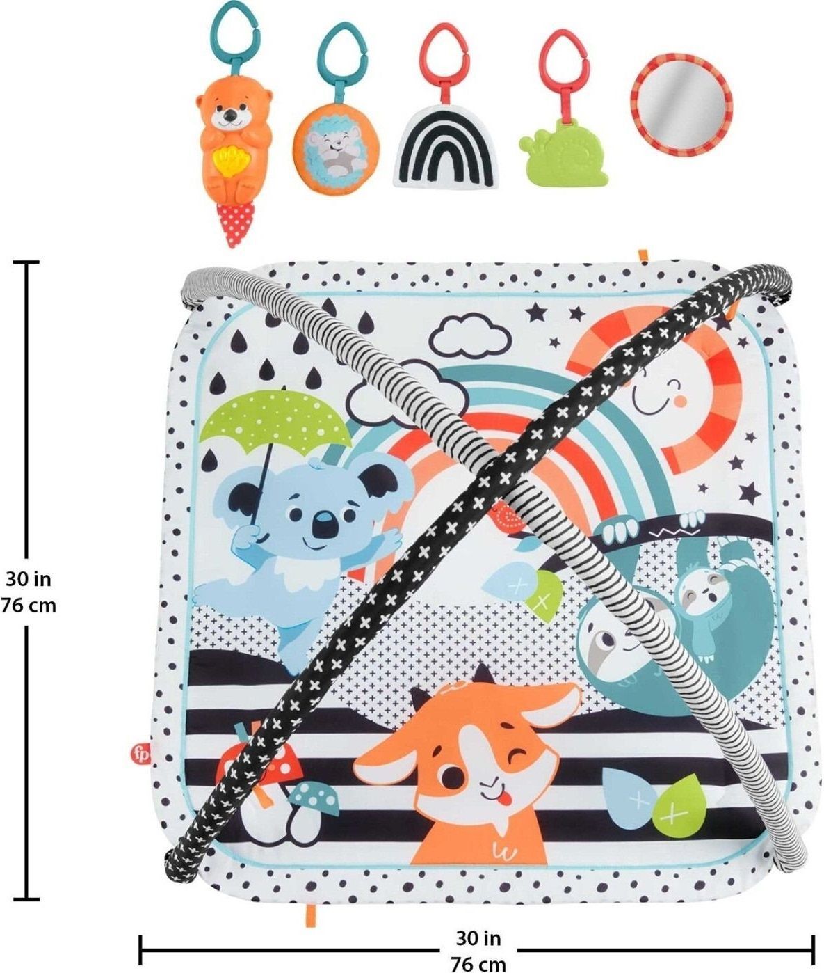 Килимок-ігровий центр Fisher-Price 3-в-1 Веселі розваги (JMN72)фото3