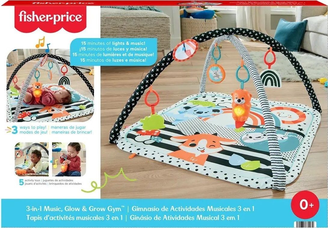 Килимок-ігровий центр Fisher-Price 3-в-1 Веселі розваги (JMN72)фото4