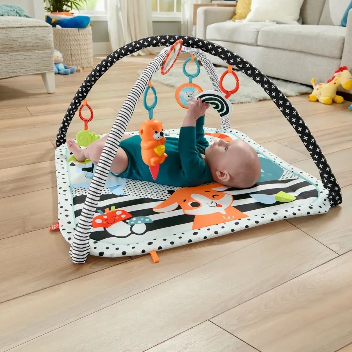 Килимок-ігровий центр Fisher-Price 3-в-1 Веселі розваги (JMN72)фото10