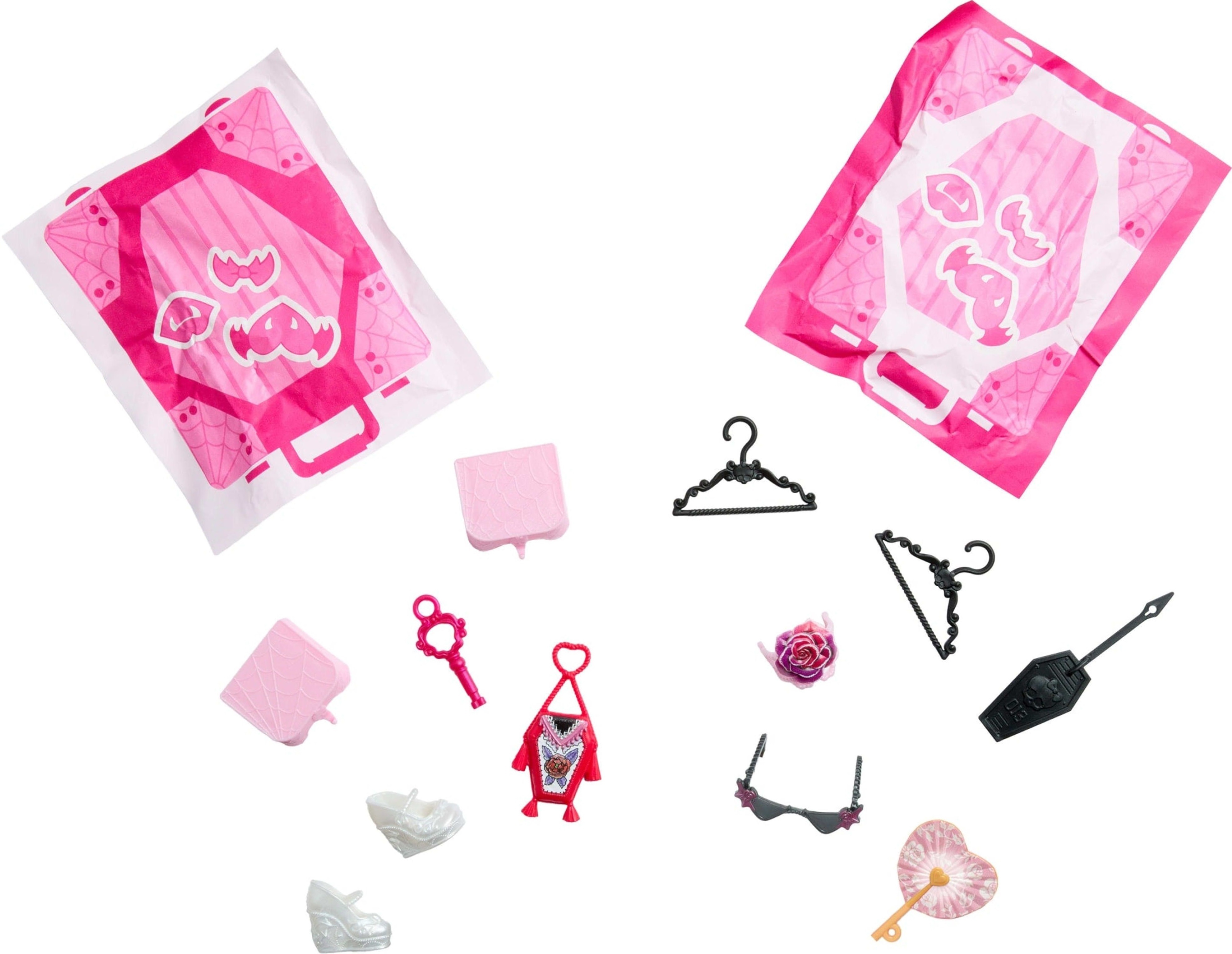 Набор-сюрприз Monster High Ужас-секреты Дракулоры серии Кошмарные каникулы (JDR50) фото 