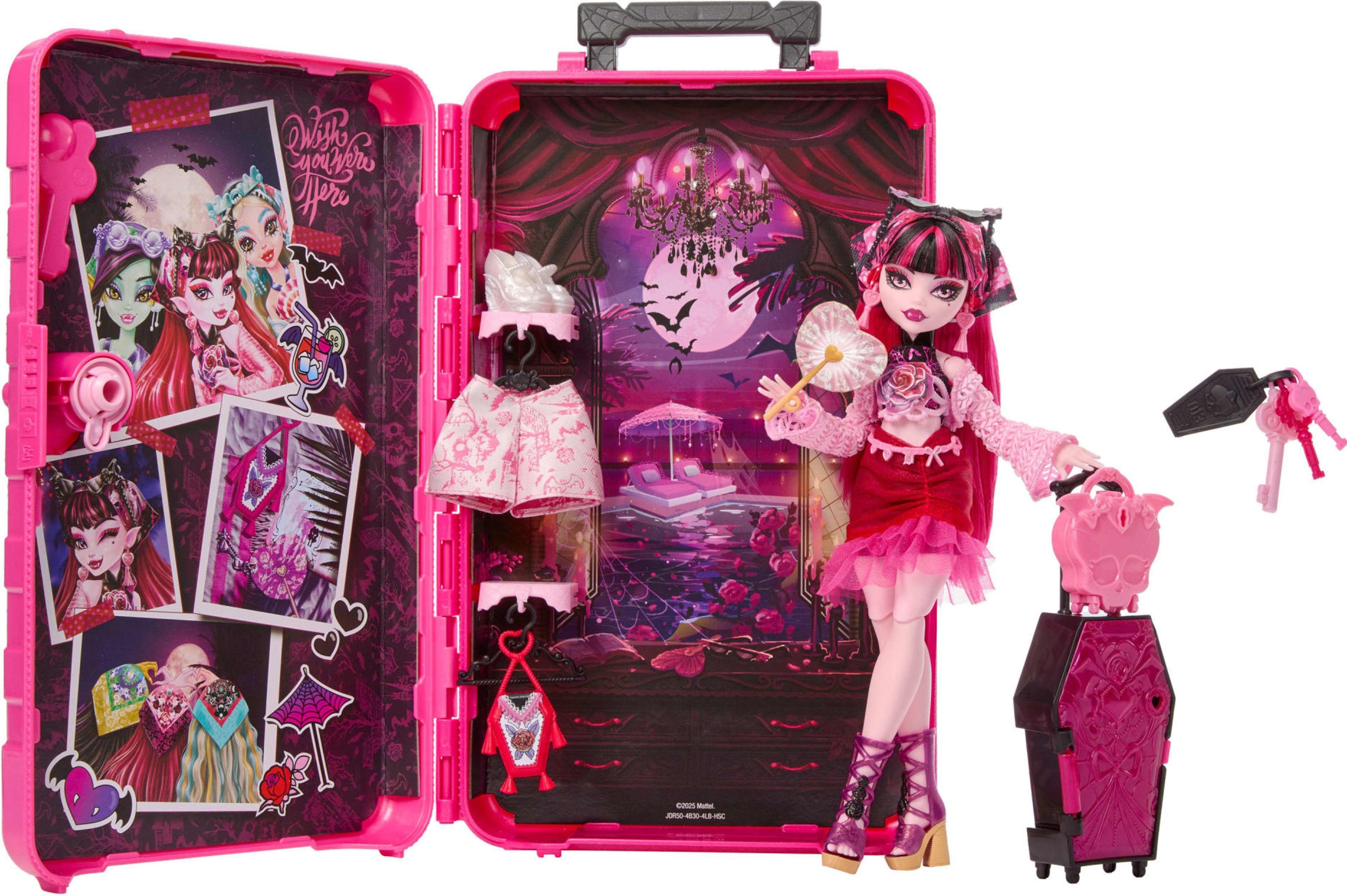 Набор-сюрприз Monster High Ужас-секреты Дракулоры серии Кошмарные каникулы (JDR50) фото 