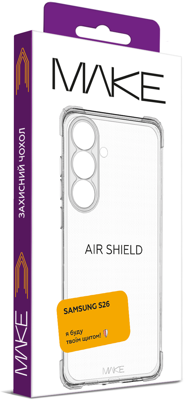 Чехол MakeFuture AirShield для Samsung Galaxy S26 Clear (MCAS-SS26) фото 3