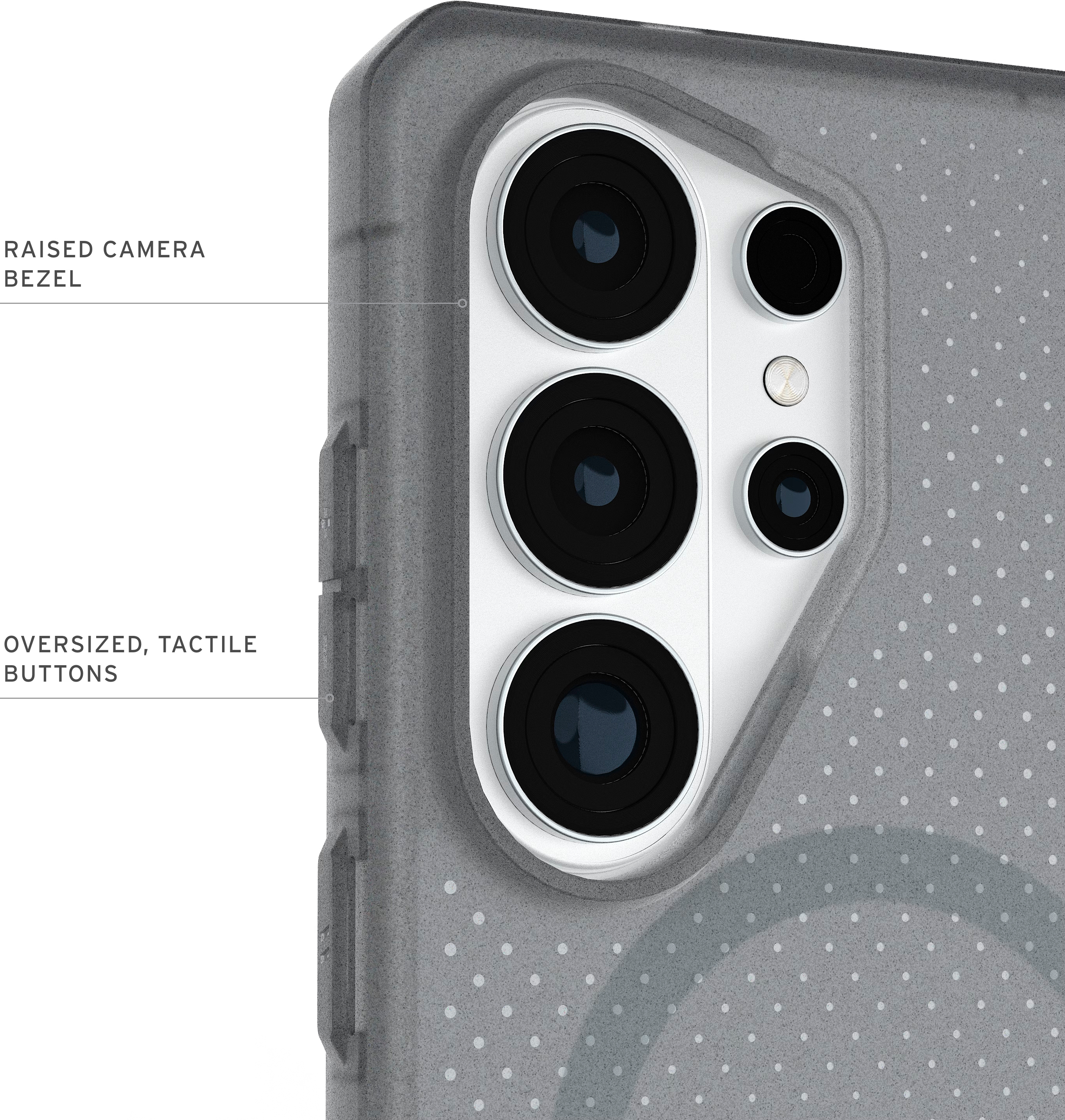 Чохол UAG для Samsung Galaxy S26 Ultra, Dot with Magnet, Ash (214519113131)фото