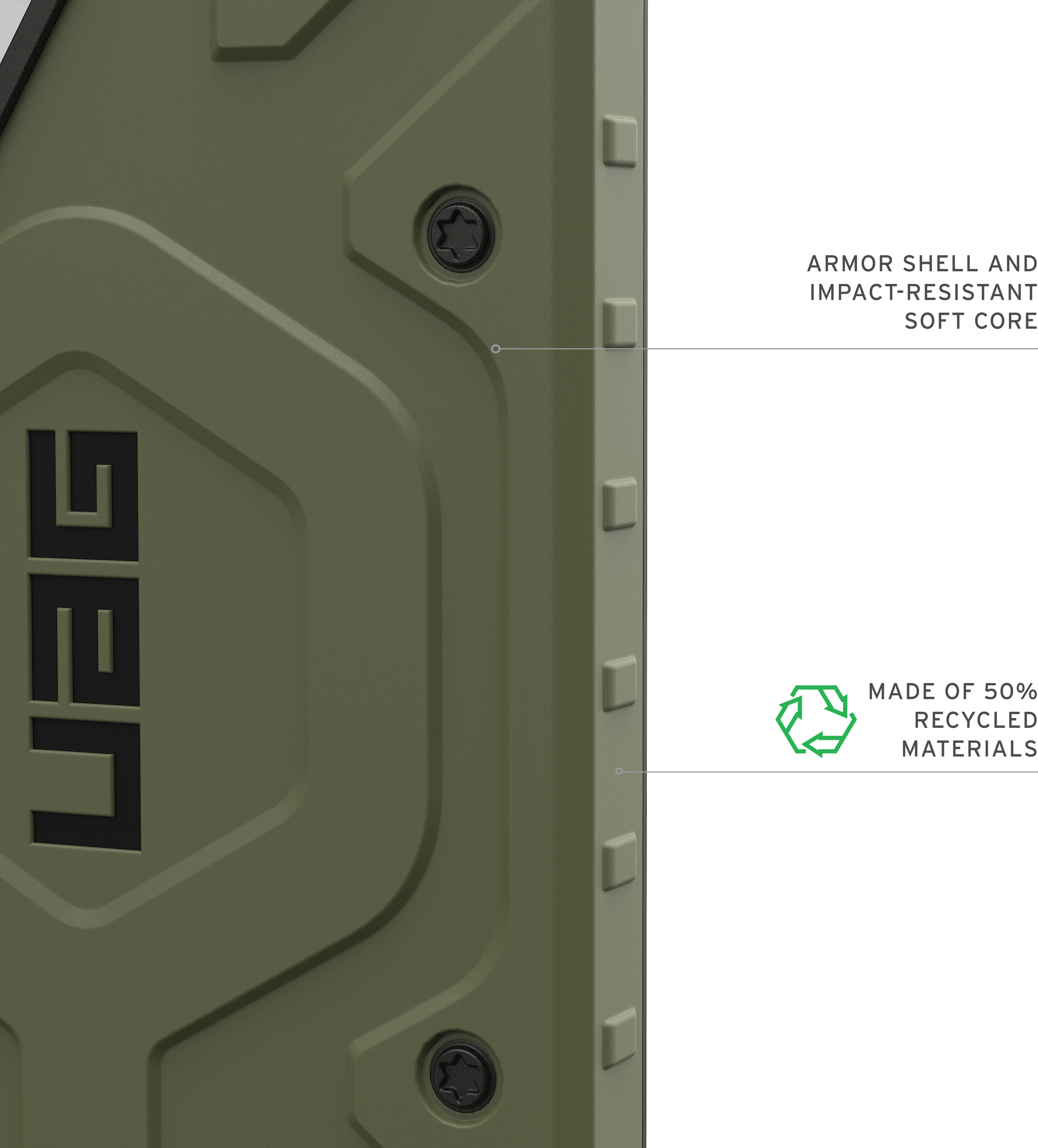 Чехол UAG для Samsung Galaxy S26 Ultra, Pathfinder with Magnet, Olive Drab (214530117272) фото 7