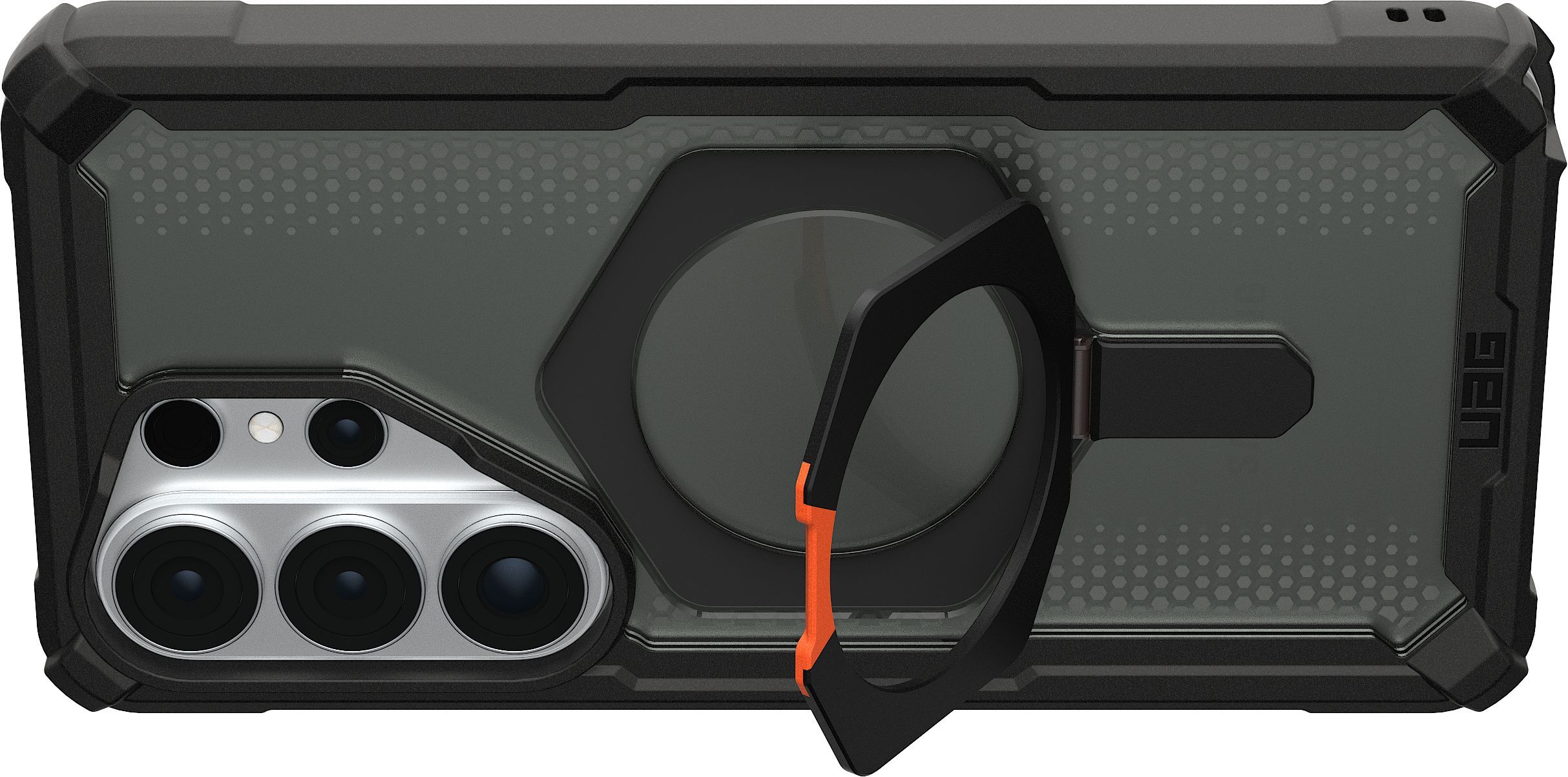 Чехол UAG для Samsung Galaxy S26 Ultra, Plasma XTE with Magnet, Black/Orange (214522114097) фото 