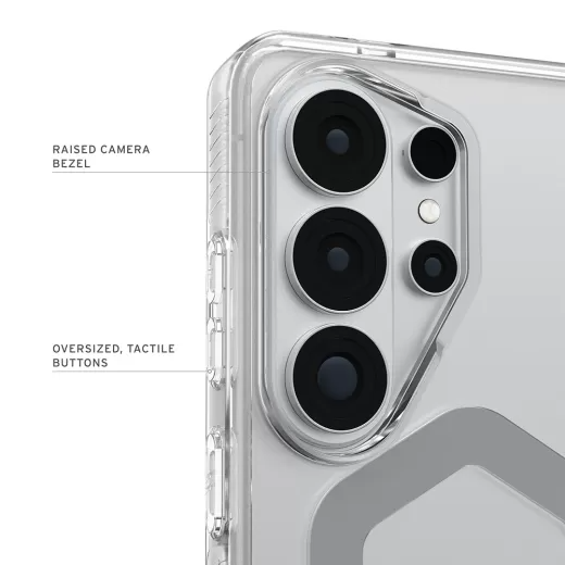 Чехол UAG для Samsung Galaxy S26 Ultra, Plyo with Magnet, Ice/Silver (214539114333) фото 