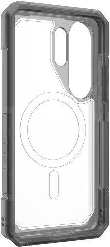 Чехол UAG для Samsung Galaxy S26 Ultra, Trooper with Magnet, Clear/Ash (214516114G31) фото 12