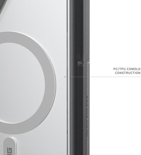 Чехол UAG для Samsung Galaxy S26 Ultra, Trooper with Magnet, Clear/Ash (214516114G31) фото 4