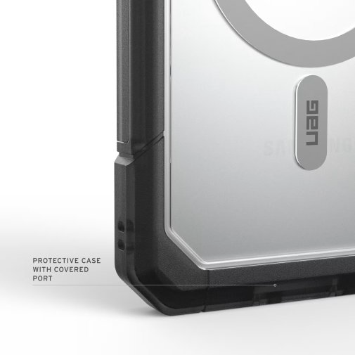Чехол UAG для Samsung Galaxy S26 Ultra, Trooper with Magnet, Clear/Ash (214516114G31) фото 5