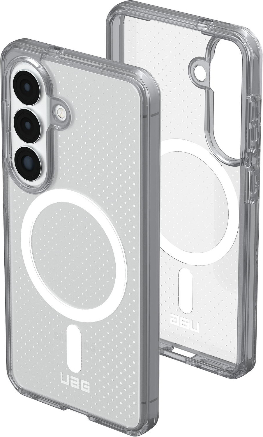 Чехол UAG для Samsung Galaxy S26, Dot with Magnet, Ice/Ash (214549114331) фото 14