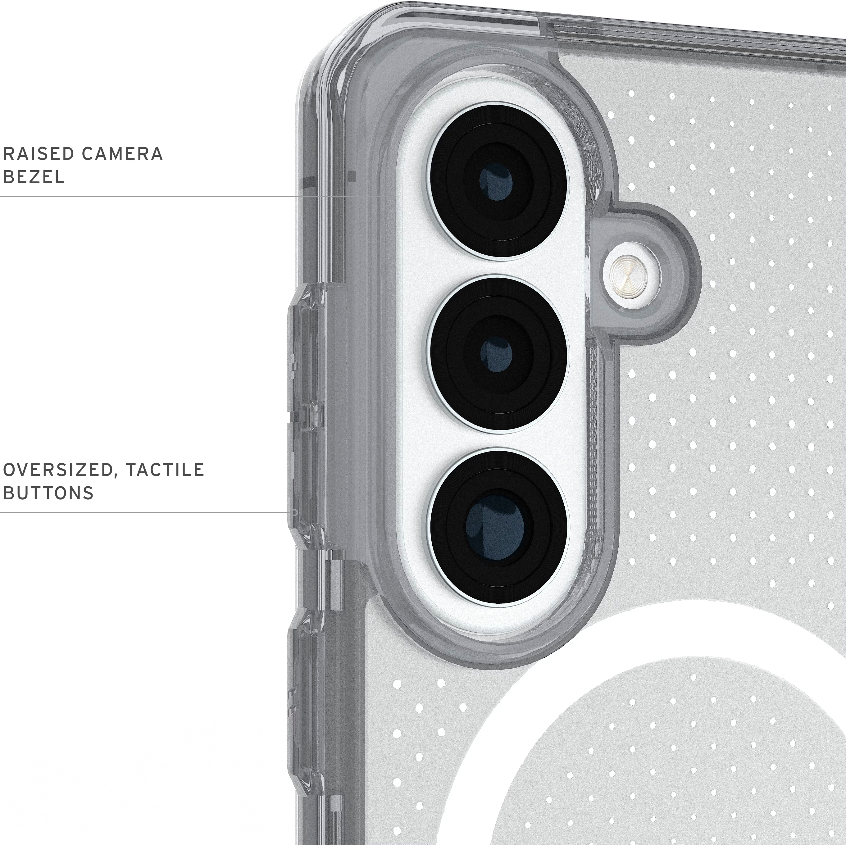 Чехол UAG для Samsung Galaxy S26, Dot with Magnet, Ice/Ash (214549114331) фото 18