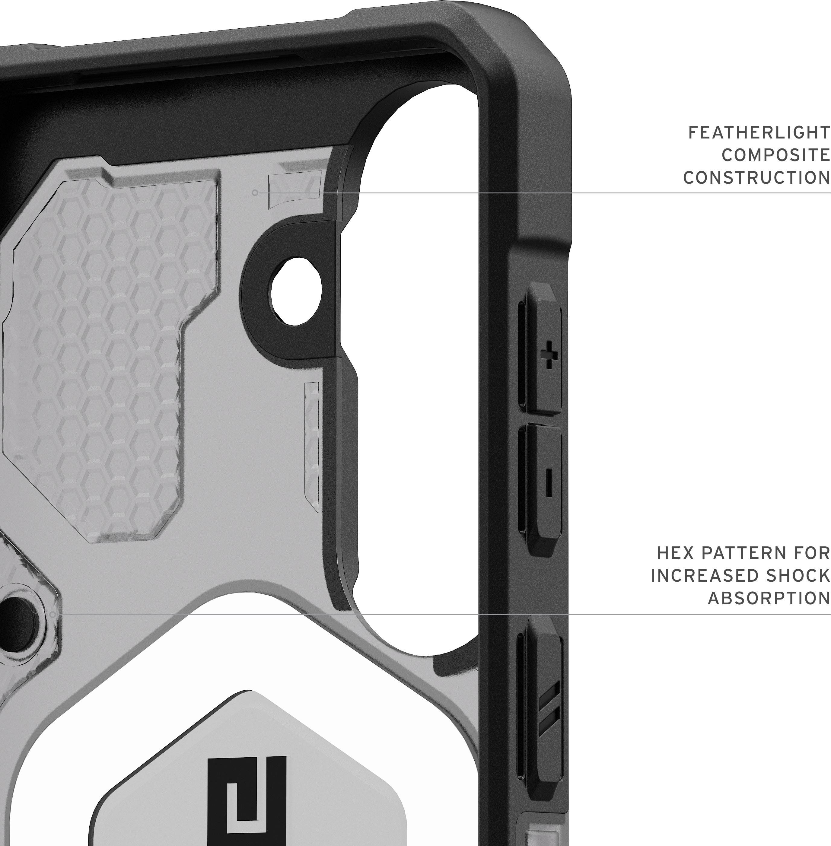 Чохол UAG для Samsung Galaxy S26, Pathfinder Clear with Magnet, Ash/Black (214528113140)фото