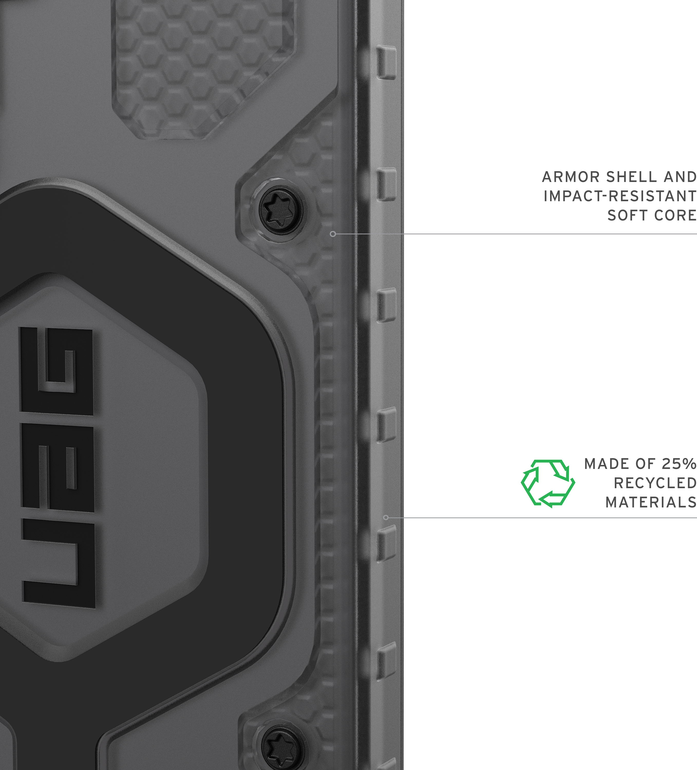 Чохол UAG для Samsung Galaxy S26, Pathfinder Clear with Magnet, Ash/Black (214528113140)фото