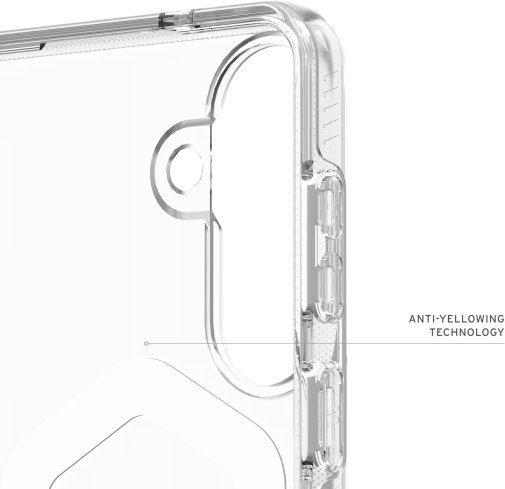 Чохол UAG для Samsung Galaxy S26+, Plyo with Magnet, Ice/Silver (214540114333)фото9