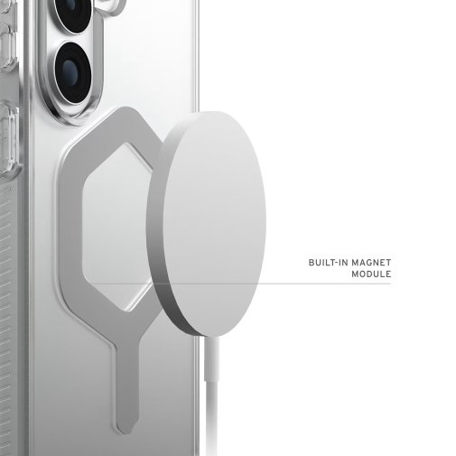 Чохол UAG для Samsung Galaxy S26+, Plyo with Magnet, Ice/Silver (214540114333)фото3