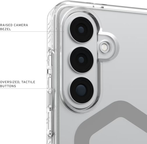 Чохол UAG для Samsung Galaxy S26+, Plyo with Magnet, Ice/Silver (214540114333)фото2