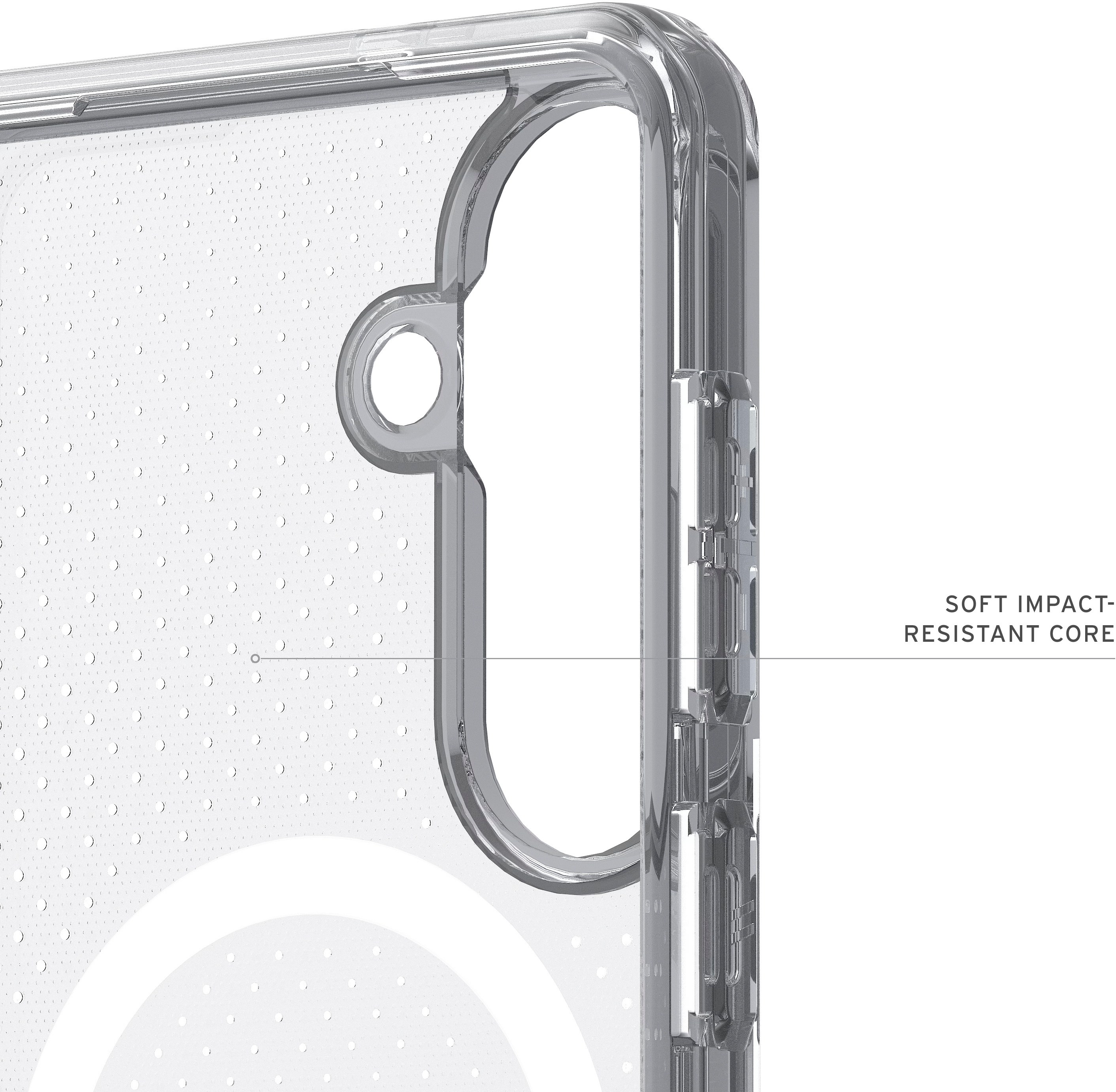 Чехол UAG для Samsung Galaxy S26+, Dot with Magnet, Ice/Ash (214548114331) фото 21