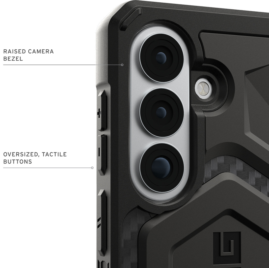 Чехол UAG для Samsung Galaxy S26+, Monarch Pro with Magnet, Carbon Fiber (214514114242) фото 