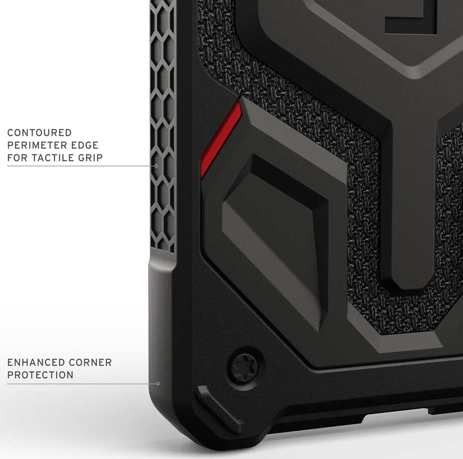 Чехол UAG для Samsung Galaxy S26+, Monarch Pro with Magnet, Kevlar Black (214514113940) фото 