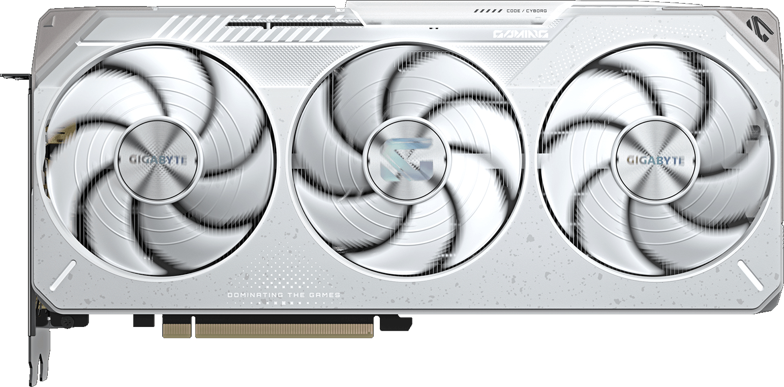 Видеокарта GIGABYTE Radeon RX 9070 XT 16GB GDDR6 GAMING OC ICE White (GV-R907XGAMINGOCICE-16GD) фото 2
