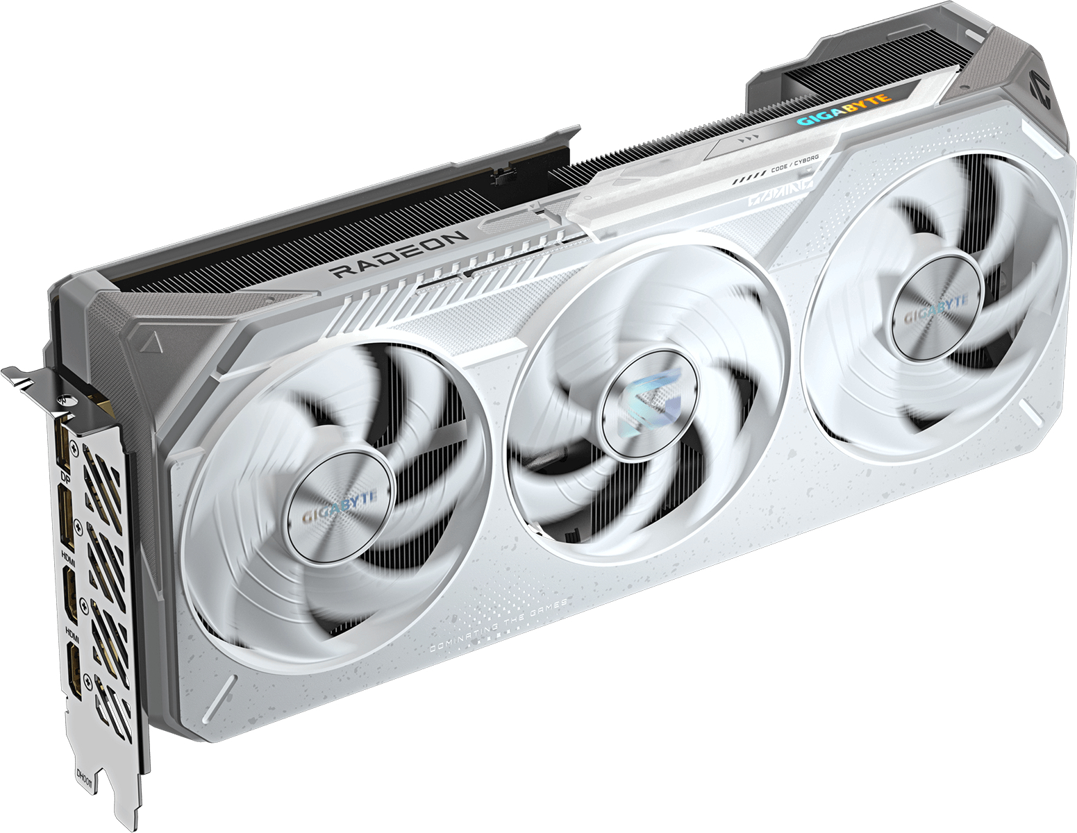 Видеокарта GIGABYTE Radeon RX 9070 XT 16GB GDDR6 GAMING OC ICE White (GV-R907XGAMINGOCICE-16GD) фото 5