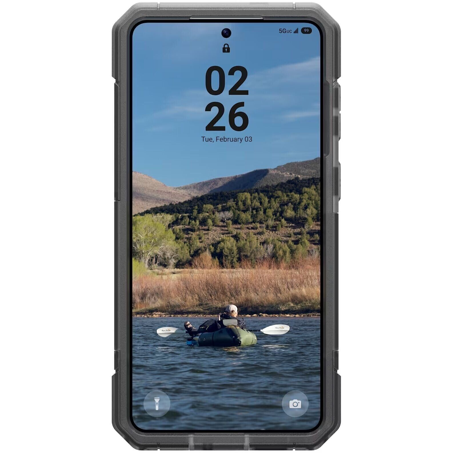 Чохол UAG для Samsung Galaxy S26+, Trooper with Magnet, Clear/Ash (214517114G31)фото