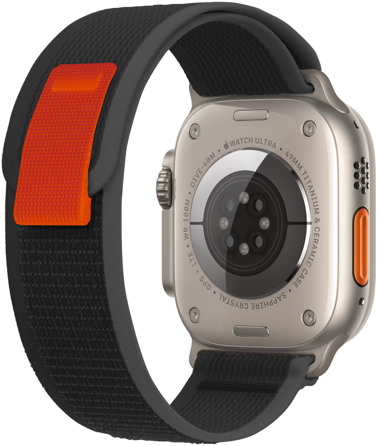 Ремешок ArmorStandart Trail Loop для Apple Watch 49/46/45/44/42 (Series 1-3) Black (ARM74228) фото 