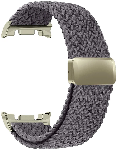 Ремешок ArmorStandart Braided Solo Loop для Samsung Watch 8 / 8 Classic (20x113 mm) Charcoal (ARM87353) фото 2