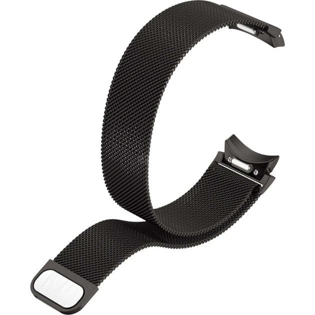 Ремінець ArmorStandart Milanese Magnetic для Samsung Galaxy Watch 7 / FE / 6 / 6 Classic / 5 / 5 Pro / 4 / 4 Classic Blaфото4