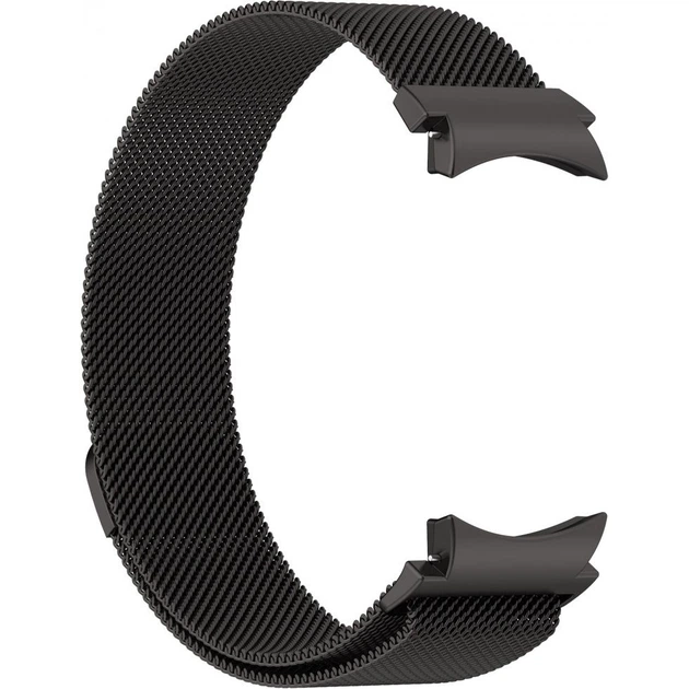 Ремінець ArmorStandart Milanese Magnetic для Samsung Galaxy Watch 7 / FE / 6 / 6 Classic / 5 / 5 Pro / 4 / 4 Classic Blaфото2