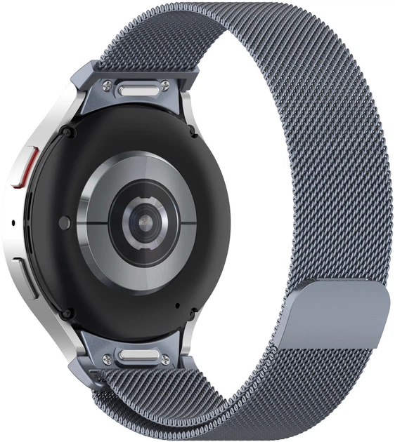 Ремінець ArmorStandart Milanese Magnetic для Samsung Galaxy Watch 7 / FE / 6 / 6 Classic / 5 / 5 Pro / 4 / 4 Classic Greфото2