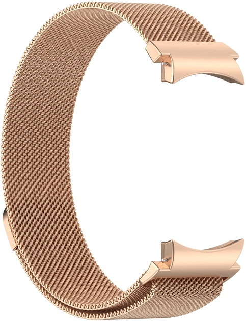 Ремінець ArmorStandart Milanese Magnetic для Samsung Galaxy Watch 7 / FE / 6 / 6 Classic / 5 / 5 Pro / 4 / 4 Classic Golфото3