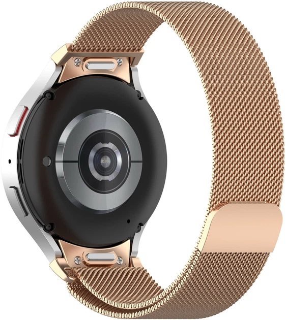 Ремінець ArmorStandart Milanese Magnetic для Samsung Galaxy Watch 7 / FE / 6 / 6 Classic / 5 / 5 Pro / 4 / 4 Classic Golфото2