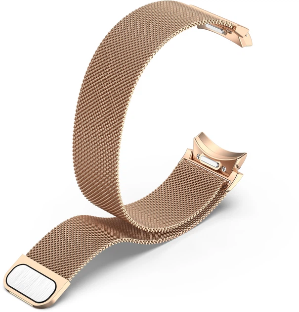 Ремінець ArmorStandart Milanese Magnetic для Samsung Galaxy Watch 7 / FE / 6 / 6 Classic / 5 / 5 Pro / 4 / 4 Classic Golфото5