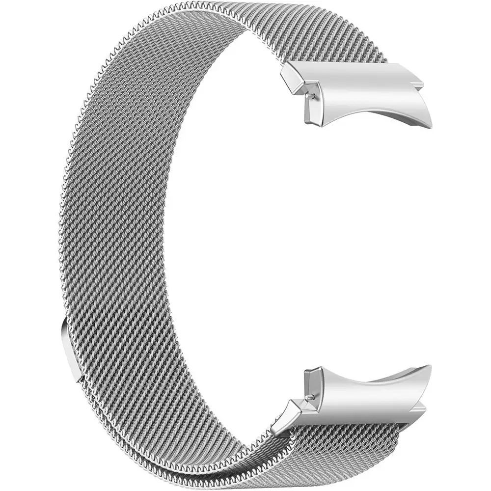 Ремешок ArmorStandart Milanese Magnetic для Samsung Galaxy Watch 7 / FE / 6 / 6 Classic / 5 / 5 Pro / 4 / 4 Classic Silv фото 3