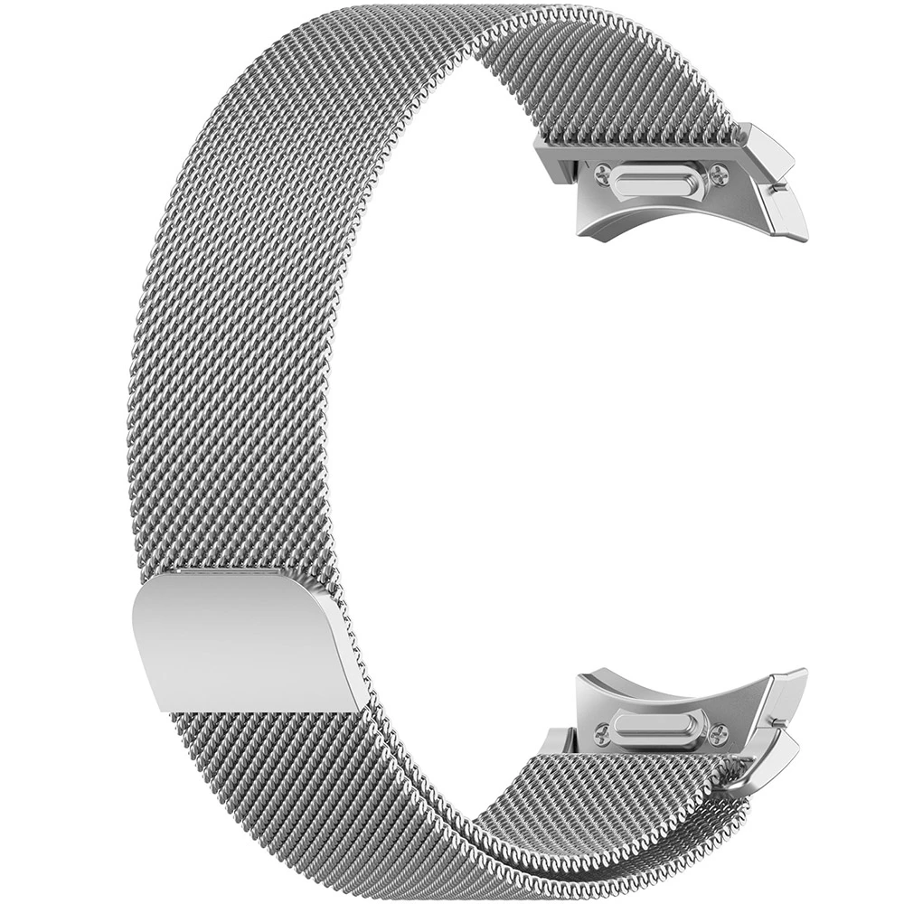 Ремешок ArmorStandart Milanese Magnetic для Samsung Galaxy Watch 7 / FE / 6 / 6 Classic / 5 / 5 Pro / 4 / 4 Classic Silv фото 4