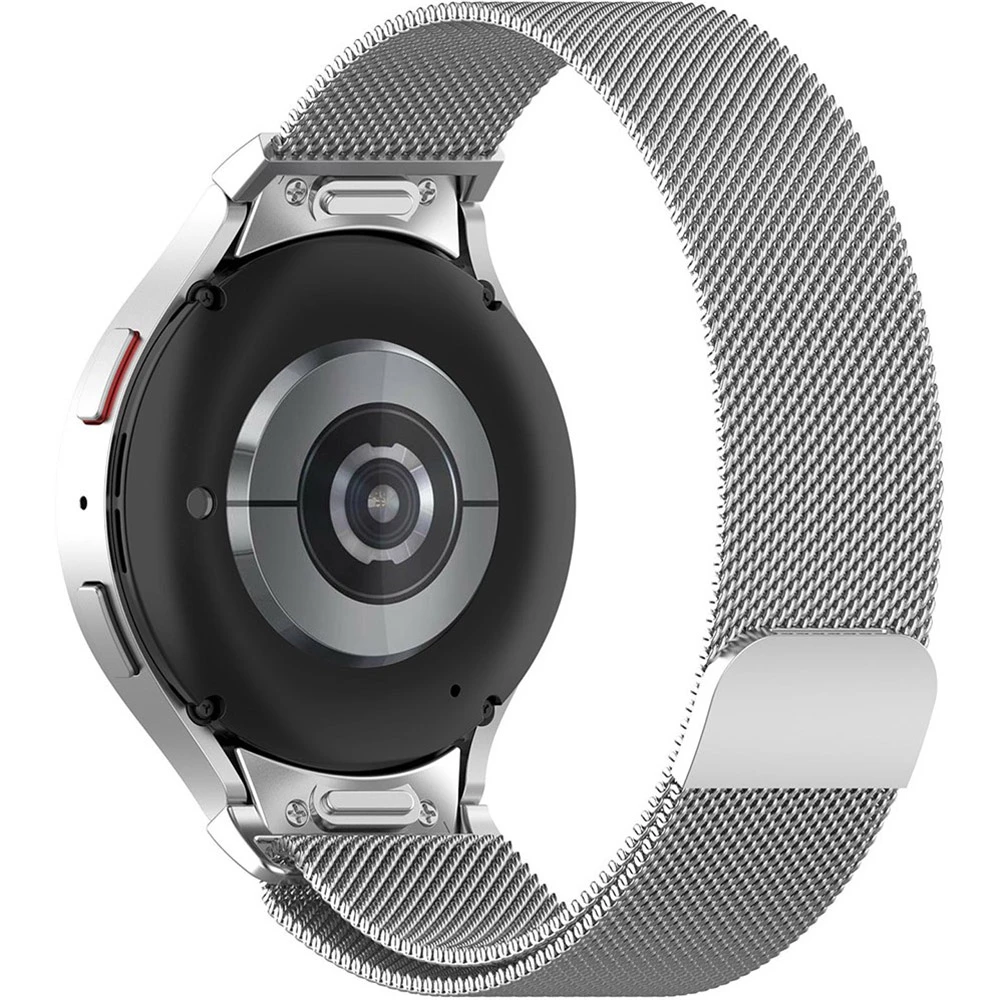 Ремешок ArmorStandart Milanese Magnetic для Samsung Galaxy Watch 7 / FE / 6 / 6 Classic / 5 / 5 Pro / 4 / 4 Classic Silv фото 2
