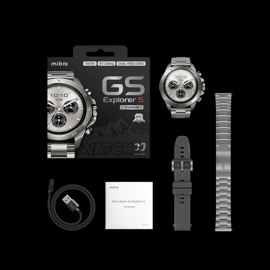 Смарт-годинник Mibro GS Explorer S 48мм Full Titanium (XPAW023FT)фото