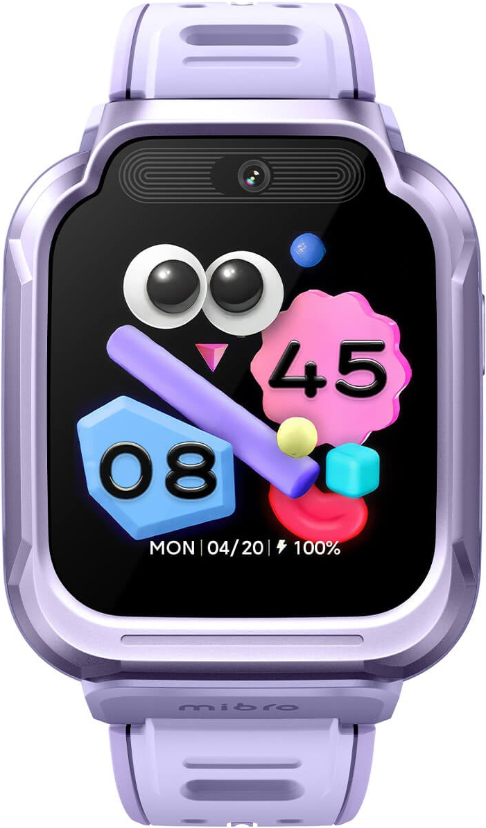 Дитячий годинник-телефон Mibro S1 Lavender (XPSWY007P)фото2