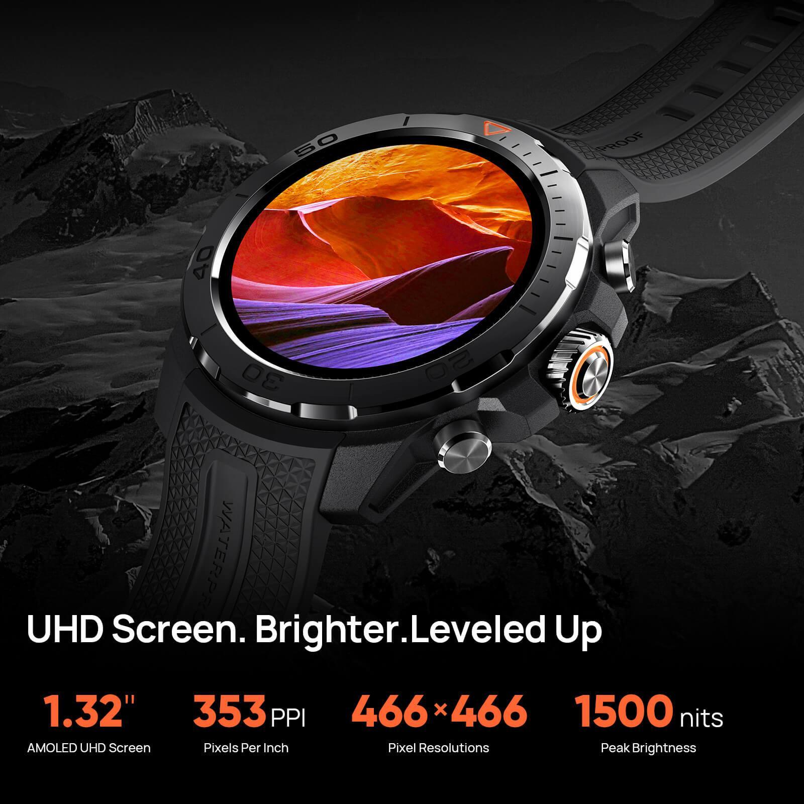 Смарт-годинник Mibro GS Explorer 48мм Black Obsidian (XPAW017B)фото10