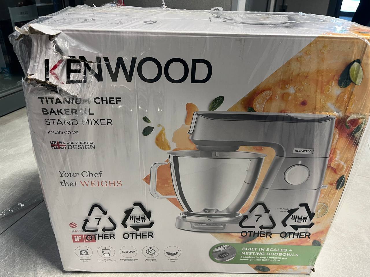 Кухонная машина Kenwood KVL85.004SI фото 2